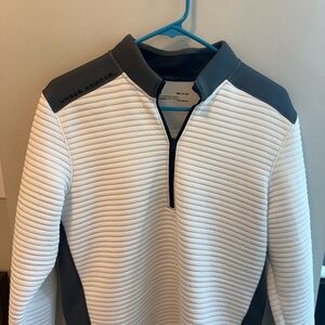 Under Armour White and Gray ColdGear Top